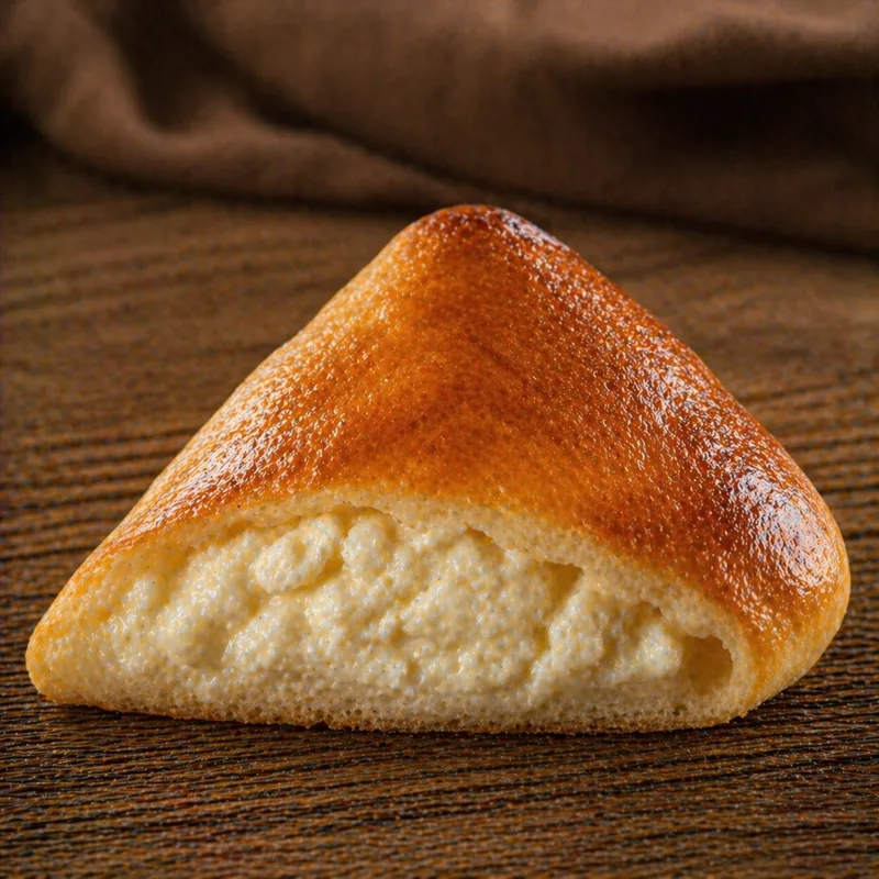 Треугольный пирожок с творогом